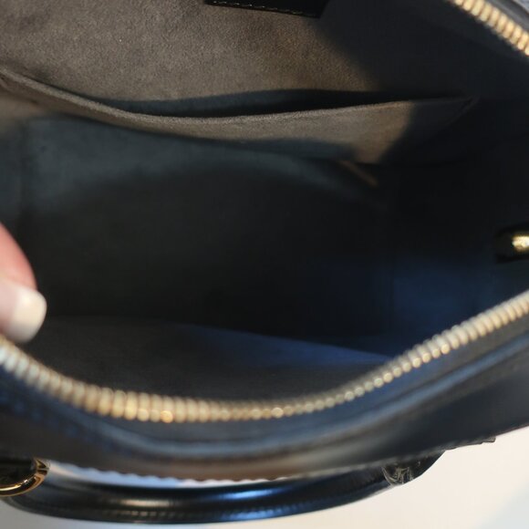 Authentic Womens Louis Vuitton Epi Sablons Black Vintage Leather Satchel Handbag - Picture 10 of 16